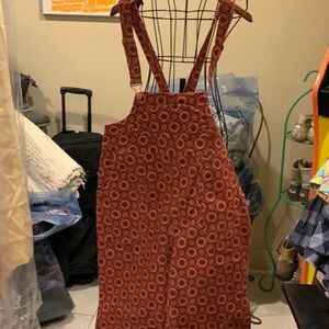 Boho Patterned Overalls